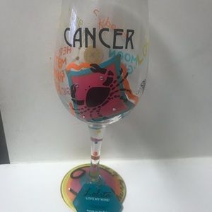 Lolita Love Your Sign Wine Glass - Cancer